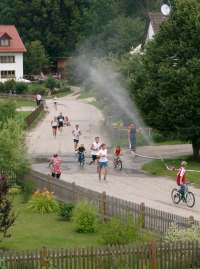 Kühlung am Straßenrand